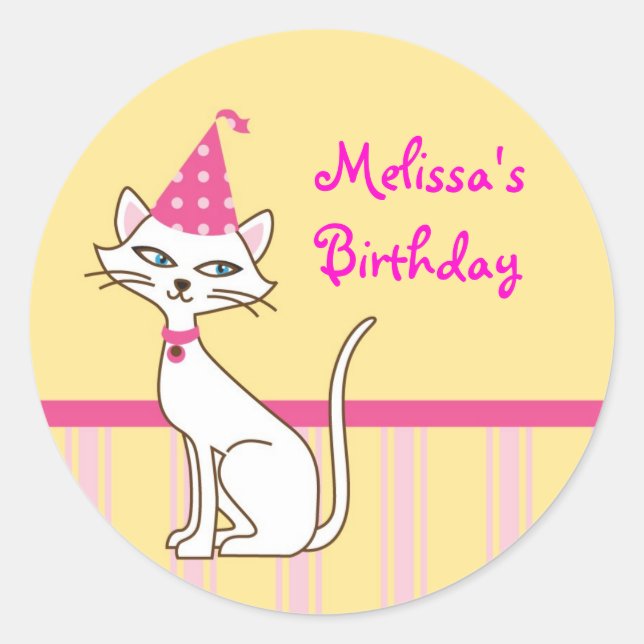 Sticker pour phoque Kitty Cat Favoriser (Devant)