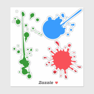 Sticker pour pinceaux