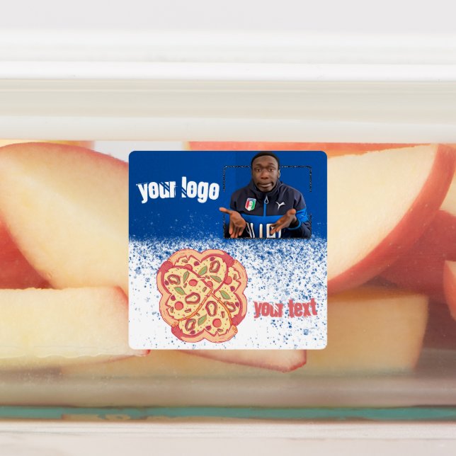Sticker pour pizza Khaby Lame (Apposé)
