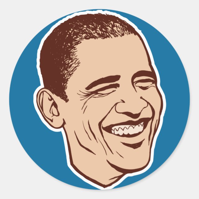 Sticker pour portable Obama (Devant)