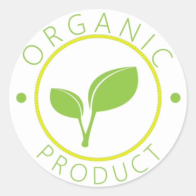 Sticker pour produit biologique (Devant)