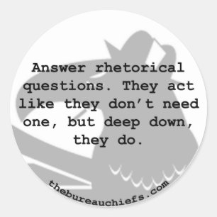 Sticker pour questions rhétoriques