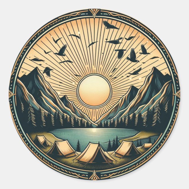 Sticker pour Randonnée extérieur (Devant)