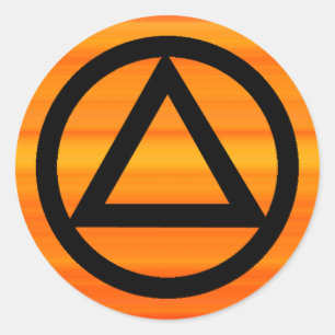 Sticker pour récupération circulaire et triangulai