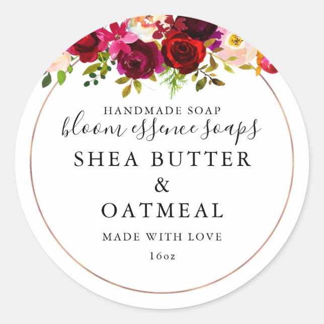 Sticker pour savon or Faux (Devant)