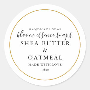 Sticker pour savon or Faux