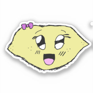 Sticker pour socle à citron d'abeille