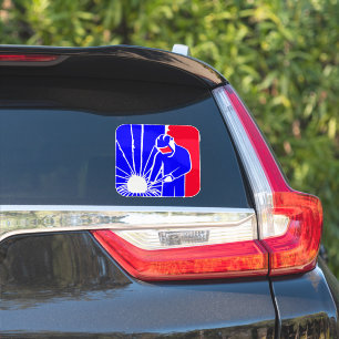 Sticker pour soudeur de ligue majeure - Cadeau idé