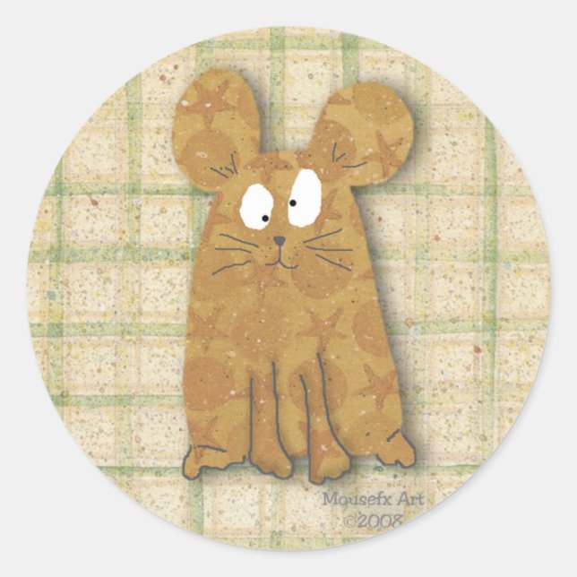 Sticker pour souris de pays (Devant)