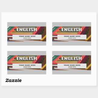 Sticker pour sujet de l'école anglaise Étiquette