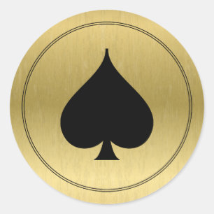 Sticker pour Symbole Black Spade