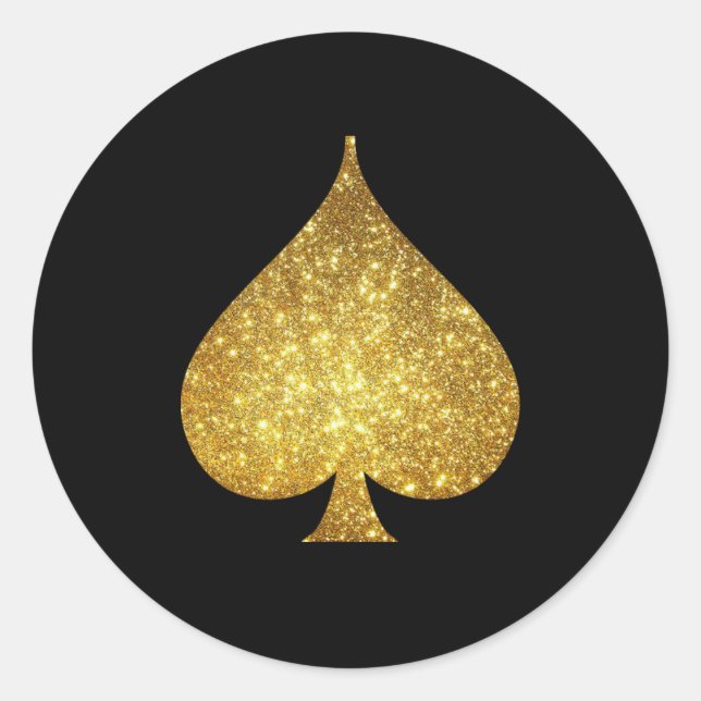 Sticker pour symbole de la Parties scintillant d'o (Devant)