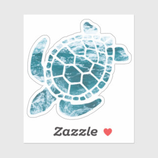 Sticker pour tortue de mer