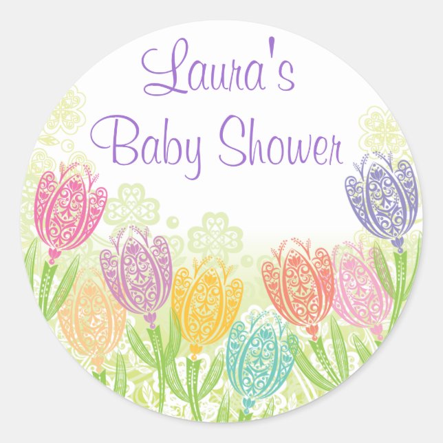 Sticker pour tulipes à ressort (Devant)