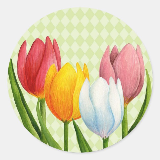 Sticker pour tulipes à ressort (Devant)