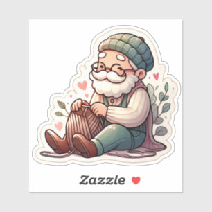 Sticker pour ventilateur tricot mignon