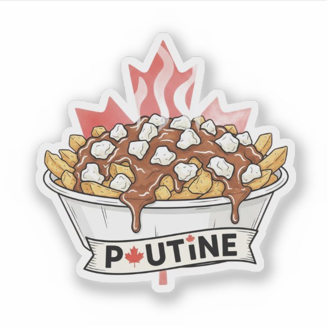 Sticker Poutine (Devant)