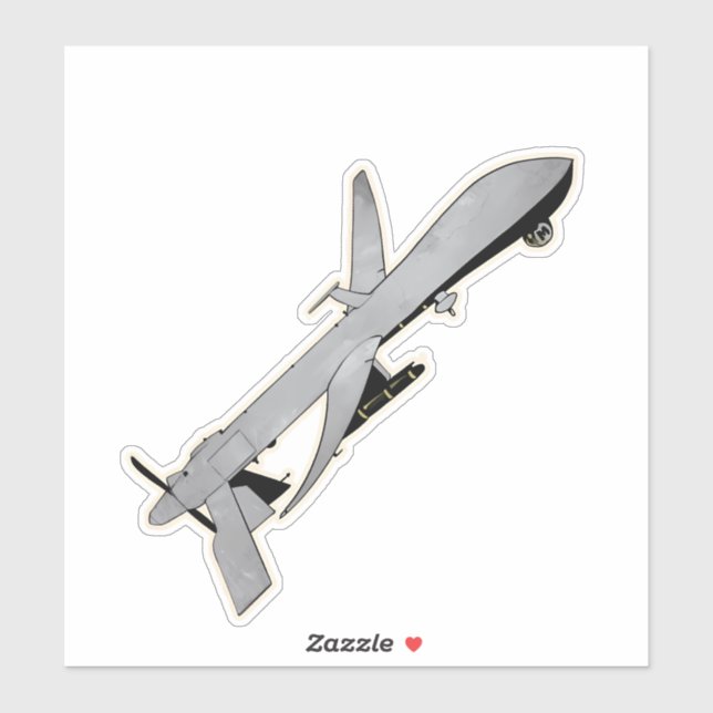 Sticker Predator MQ-1, aéronef UAV (Feuille)