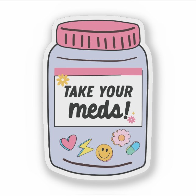 Sticker Prenez vos médicaments (Devant)