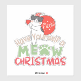 Sticker Prenez-vous un petit Noël