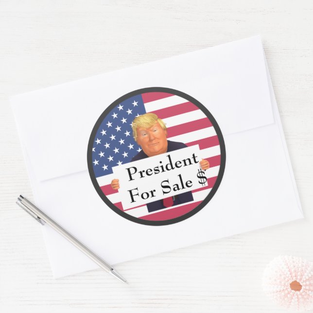 Sticker Président Pour Vente (Enveloppe)