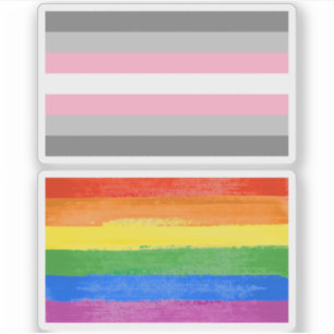 Sticker Pride de Demigirl