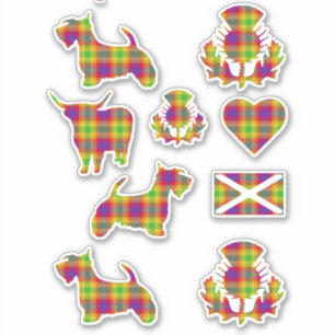 Sticker Pride Tartan