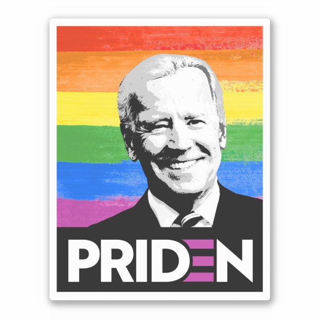 STICKER PRIDEN JOE BIDEN (Devant)