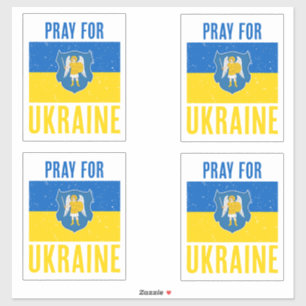Sticker Priez pour l'Ukraine
