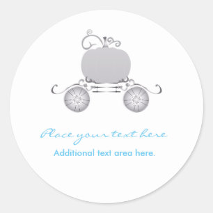 Sticker Princess Cinderella Elegant Carriage Party
