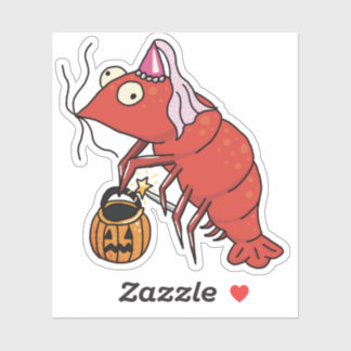 Sticker Princess Halloween crevettes Trick ou traitement