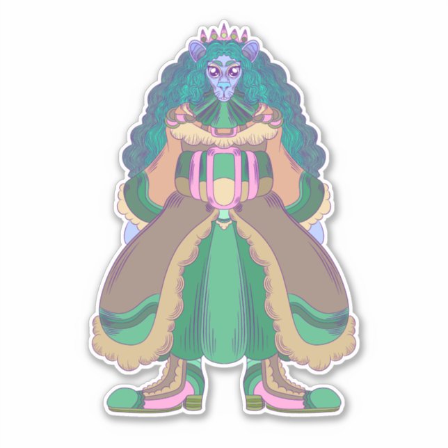 Sticker Princesse Rat (Devant)