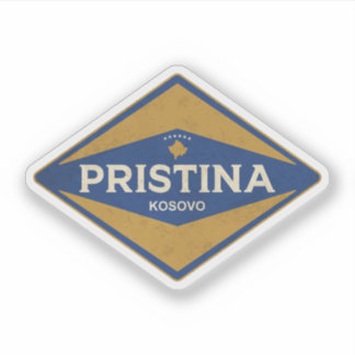 Sticker Pristina Kosovo Vintage