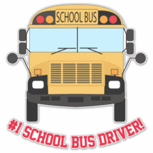 Sticker Prix du meilleur pilote de bus scolaire