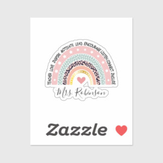 Sticker Professeur Rainbow Custom