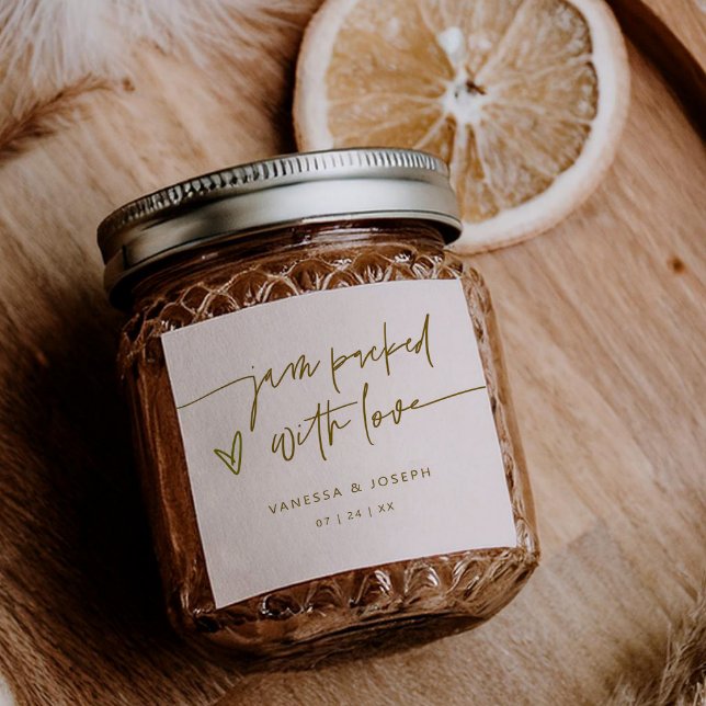 Sticker professionnel Étiquette de produit Jam Fav (Créateur téléchargé)