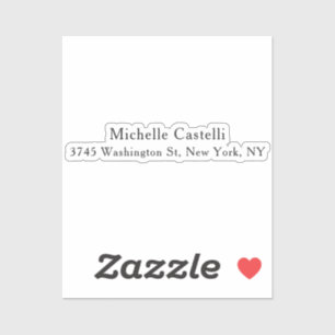 Sticker Professionnel Unique Classique Simple