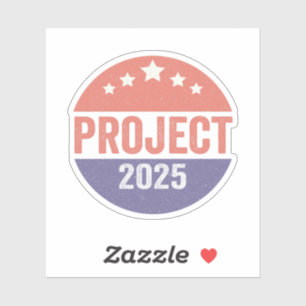 Sticker Projet 2025 Trump American Patroitic USA