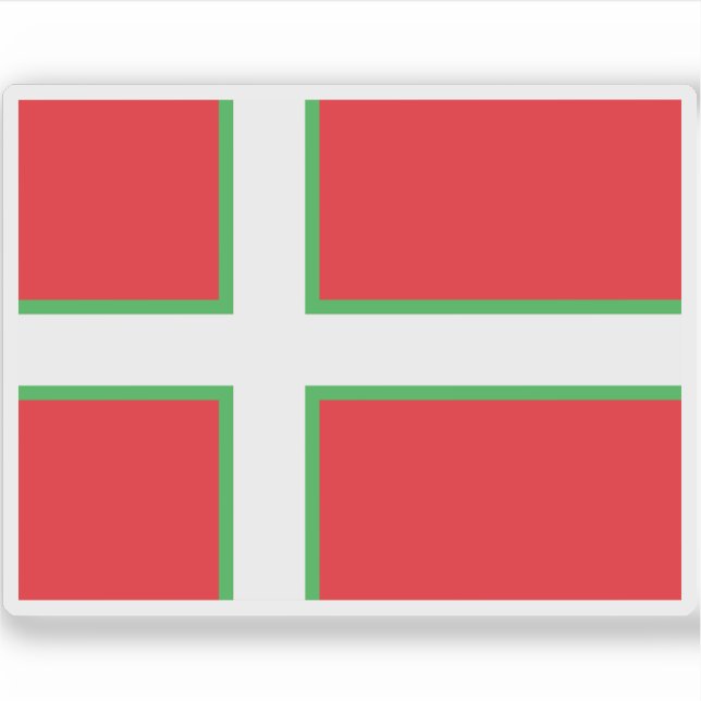 Sticker Projet de drapeau du Groenland (1974) (Devant)