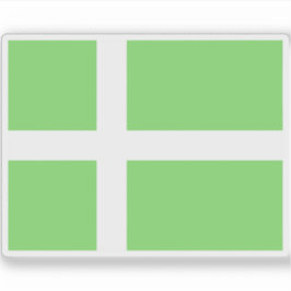 Sticker Projet de drapeau du Groenland (1984)