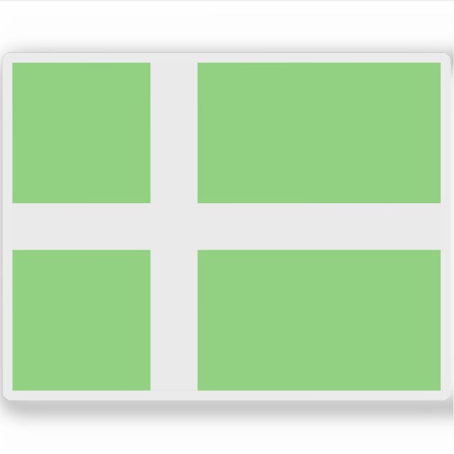 Sticker Projet de drapeau du Groenland (1984) (Devant)