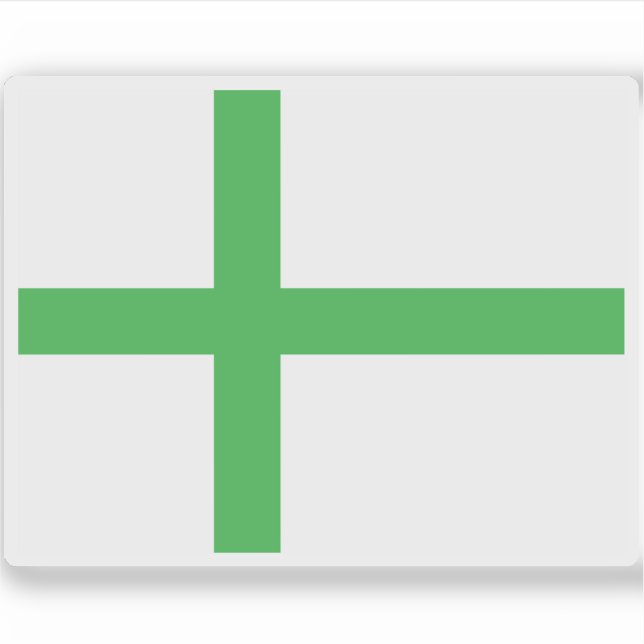 Sticker Projet de drapeau du Groenland (1991) (Devant)