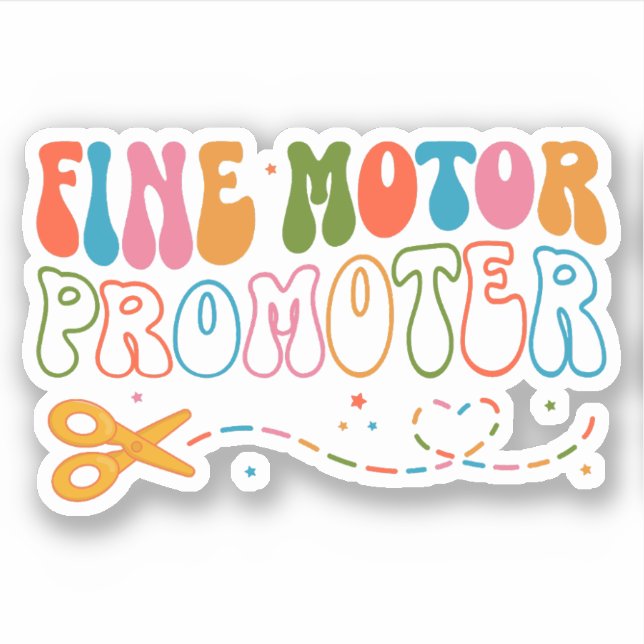 Sticker Promoteur moteur fin, ergothérapie OT (Devant)