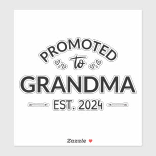 Sticker Promu À Grand-Mère Est. 2024 II