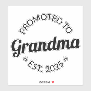 Sticker Promu À Grand-Mère Est. 2025 I