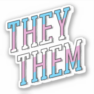 Sticker Pronoms Trans Ils Elles