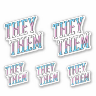 Sticker Pronoms Trans Ils Elles