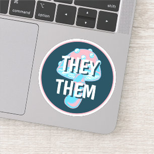 Sticker Pronononononononononosés Transgenre