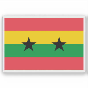 Sticker Proposition de drapeau de São Tomé et Príncipe #5 