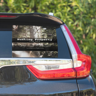 Sticker Propriété de chasse à vendre Société Annonce de vé